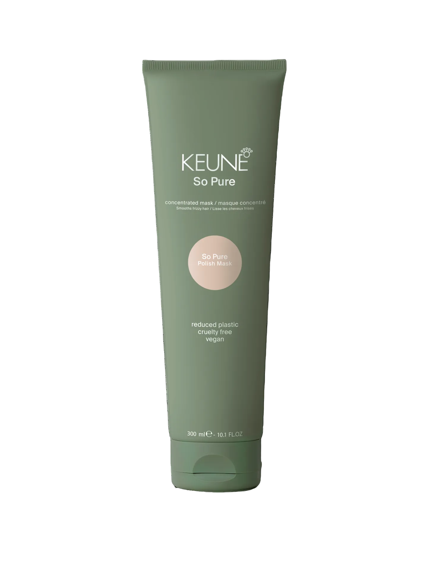 Smoothing hair mask Keune So Pure Polish Mask 300ml