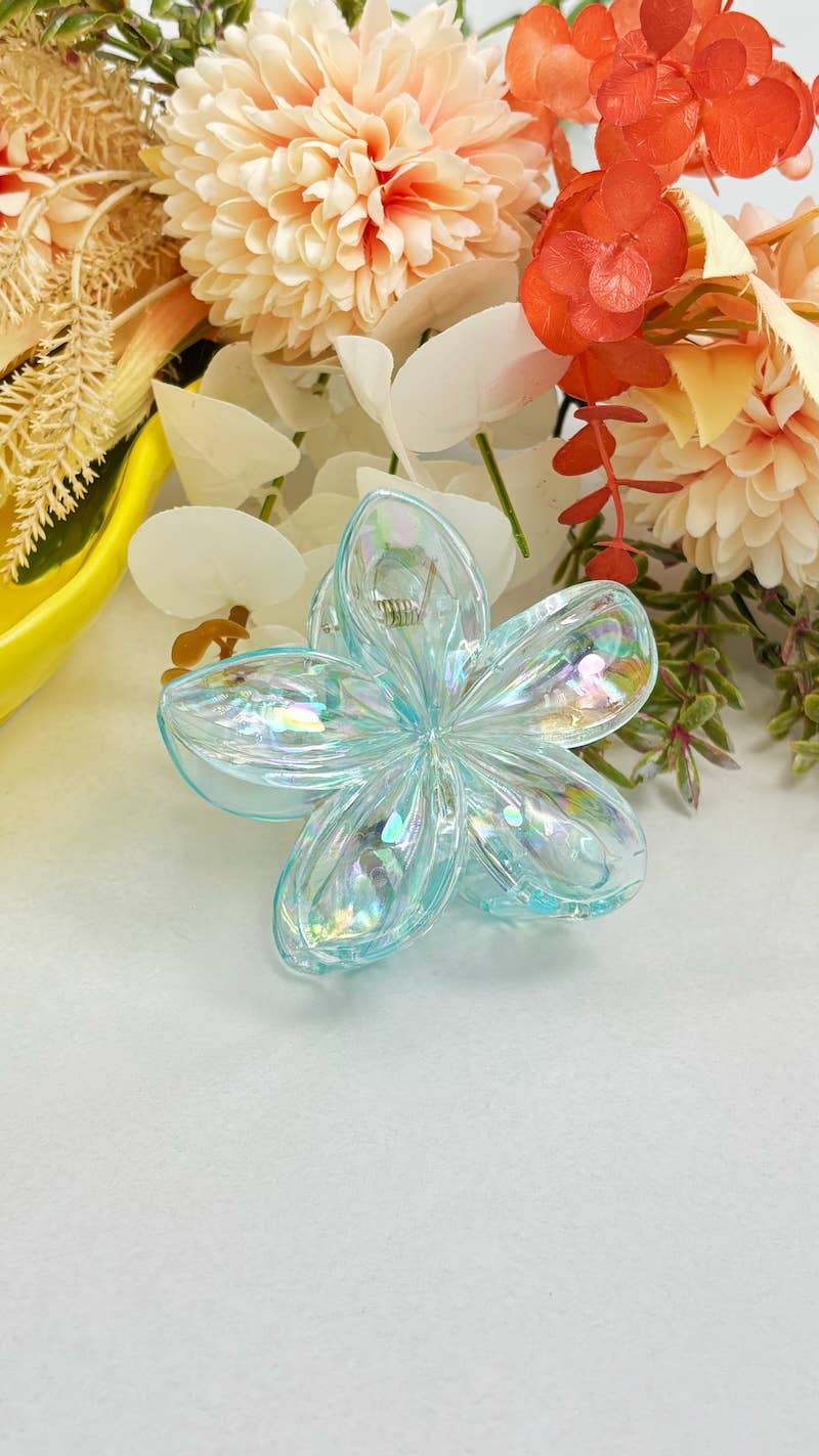 Flower buckle - transparent 