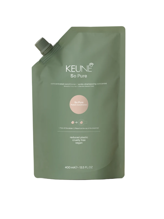 Smoothing conditioner Keune So Pure Polish Conditioner 400ml
