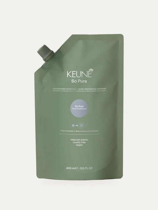 Kondicionieris dzeltenā toņa neitralizēšanai Keune So Pure Cool Conditioner 400ml